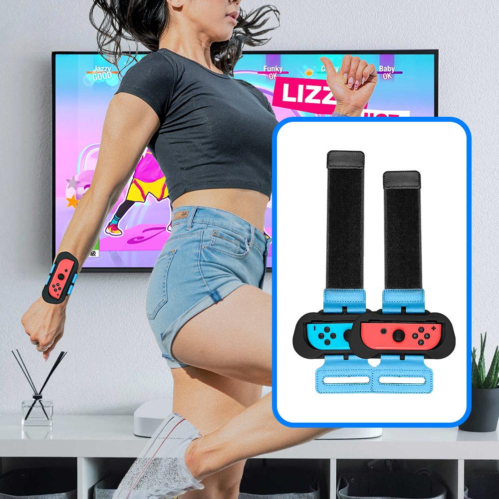 Paquete de accesorios deportivos para Switch: Kit familiar 10 en 1 para juegos deportivos (2022): Correas para piernas de fútbol, palos de golf de Mario, muñequeras de Just Dance