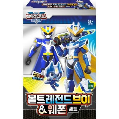 Mini Commando V Rangers Bolt Legend V und Waffenspielzeugset, beliebtes Spielzeug in Korea