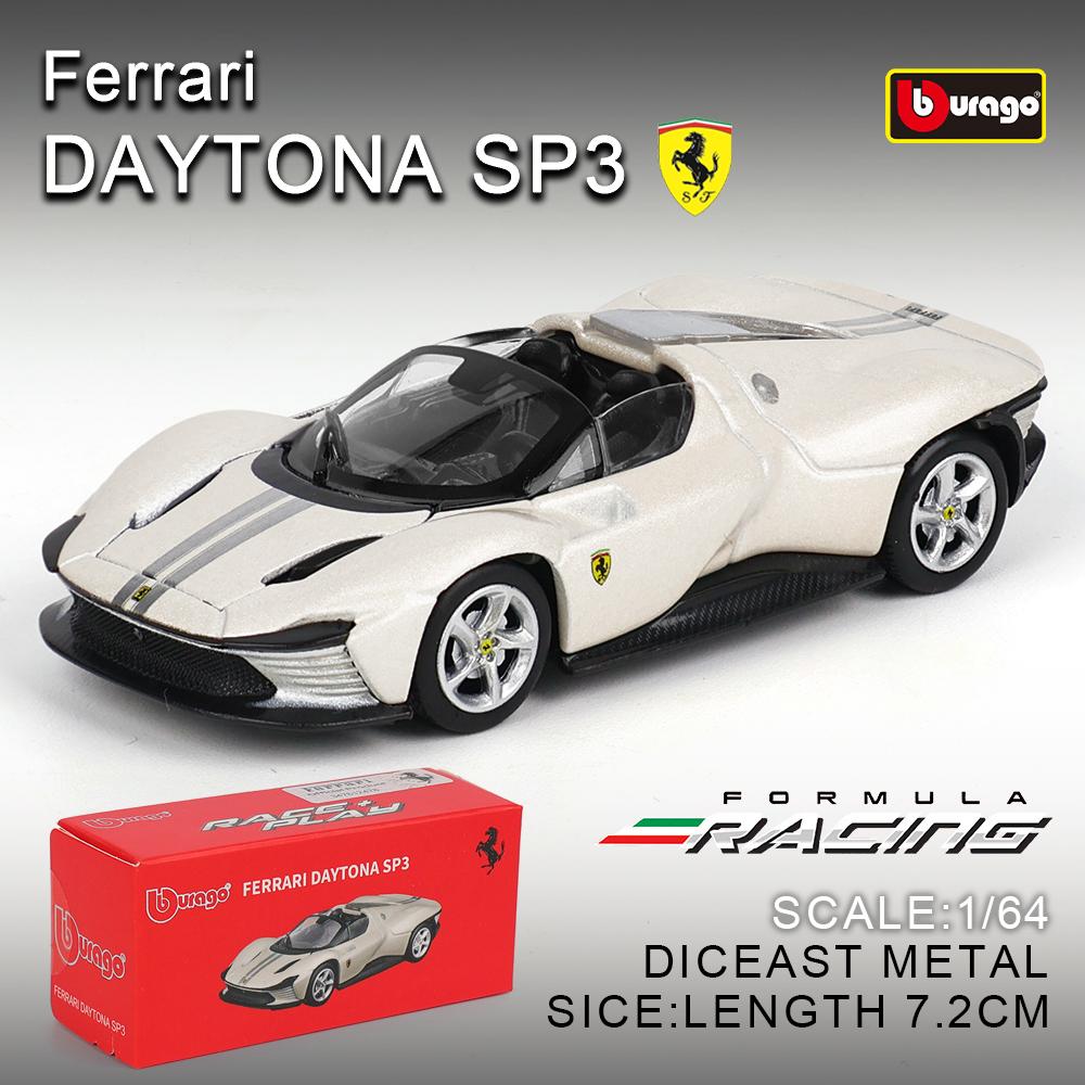 Bburago 1:64 véritables modèles de voiture Ferrari SP1 812 COMPETIZIONE ENZO F40 F12TDF SF90 série jouets cadeau de Noël pour garçon enfants