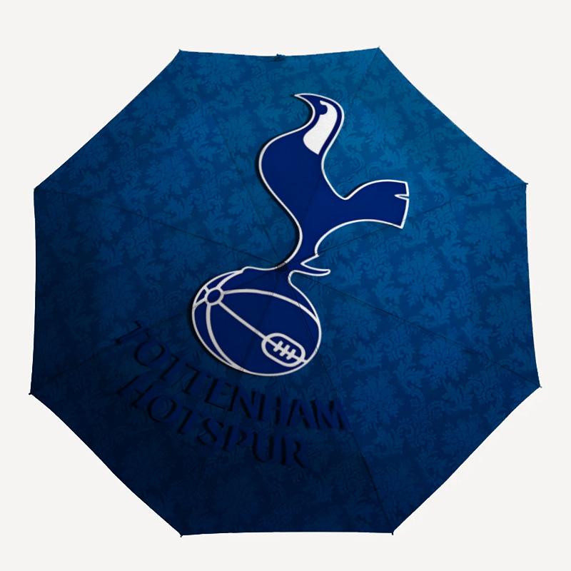 1pc T-Tottenham Hotspur Umbrella, Sun Protection, And UV Shielding. It Has Eight Sturdy Ribs for Outdoor Use And Perfect As a Holiday Gift