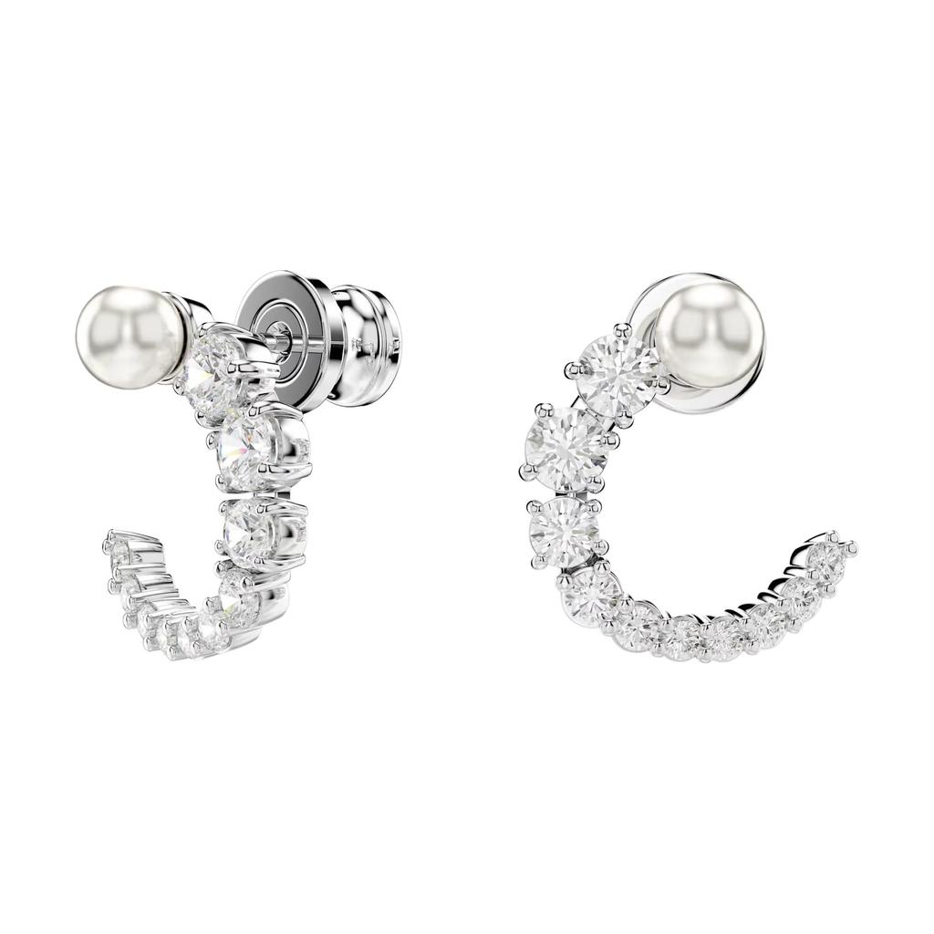 Swarovski Matrix Open-Set Imitation Crystal Cubic Zirconia Earrings Women earrings White 5692260