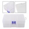 Clear Visibility Adjustable Storage Box Compartment Case Plastic Organizer