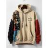 Novo moletom com capuz de outono para homens 3d padrão étnico patchwork estampa manga comprida moletom fashion street hoody pullover oversized tops