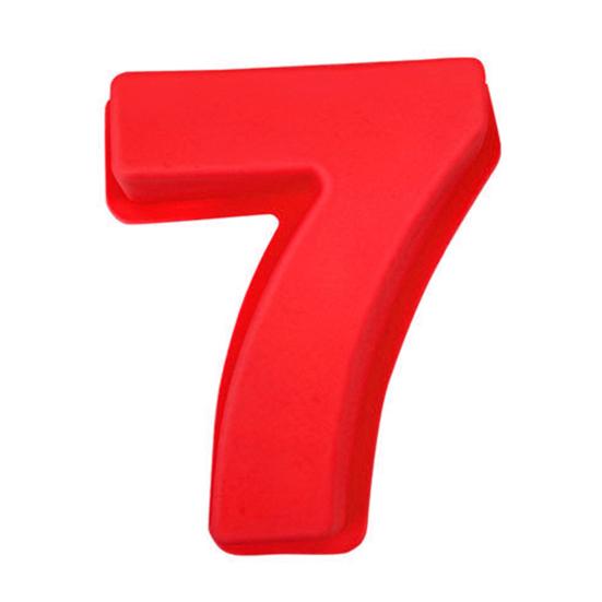 Pečicí forma Nádherně ohebná Dlouhotrvající Forma na sušenky Dodávající vitalitu 3D Čísla Forma na donuty Forma na dort pro pekárnu