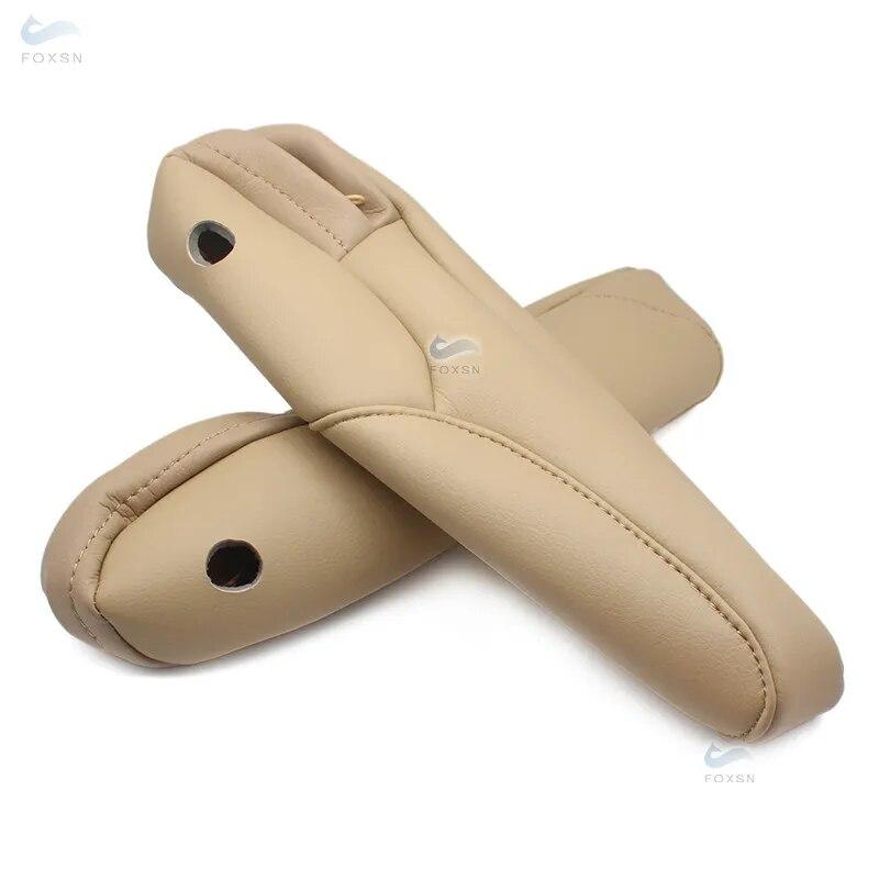 PU Leather with Sponge Armrest Cover For Honda CRV CR-V 2007 2008 2009 Driver & Passenger Side Seat Armrest Handle Cover Trim