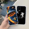 RA4 Astronaut Space Moon Alien Phone Case for LG K22 K30 K40 K41 K42 K50 K50S K51 K51S K52 K61 K62 K71 K92 Q60 Q61 V40 V50 V60