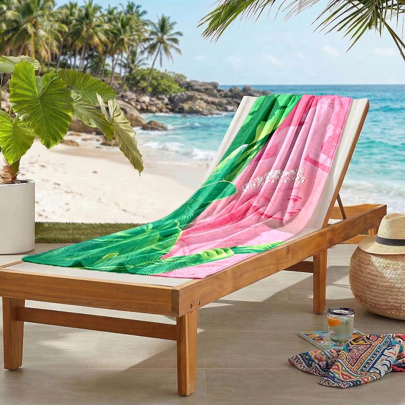 Fashion Beach Towel: Ideal for Summer Adventures Soft, Absorbent and Quick Drying Suitable for Swimming and Bathing