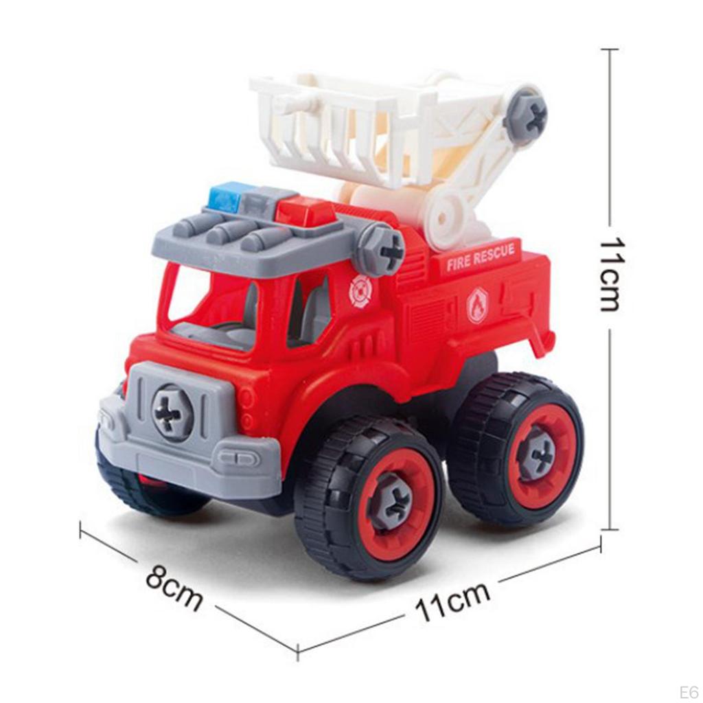 Children Construction Truck Screwdriver Toy DIY Take Apart Montessori Educational Ages 3 4