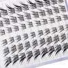 Wispy C Curl Fox Eye Lash Extension Cat Eye Individual Lashes  for Eyelash Extensions