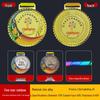 Kindergarten Sports Custom Metal Medals: Gold, Silver, Bronze Honor Plaques for Marathon Competitions.