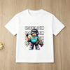 Novelty Roblox Face Game Meme Graphic T Shirts Summer Fashion Boys Short Sleeve Roblox Cartoon Printed Top Summer Kids T-shirt