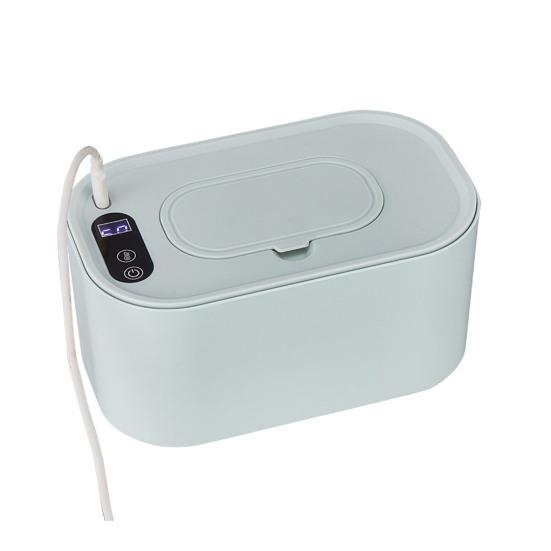 Portable Baby Wipe Warmer Adjustable LED Display Large Capacity Home Travel Fast Heating Diaper Wet Wipe Holder Dispenser Heater