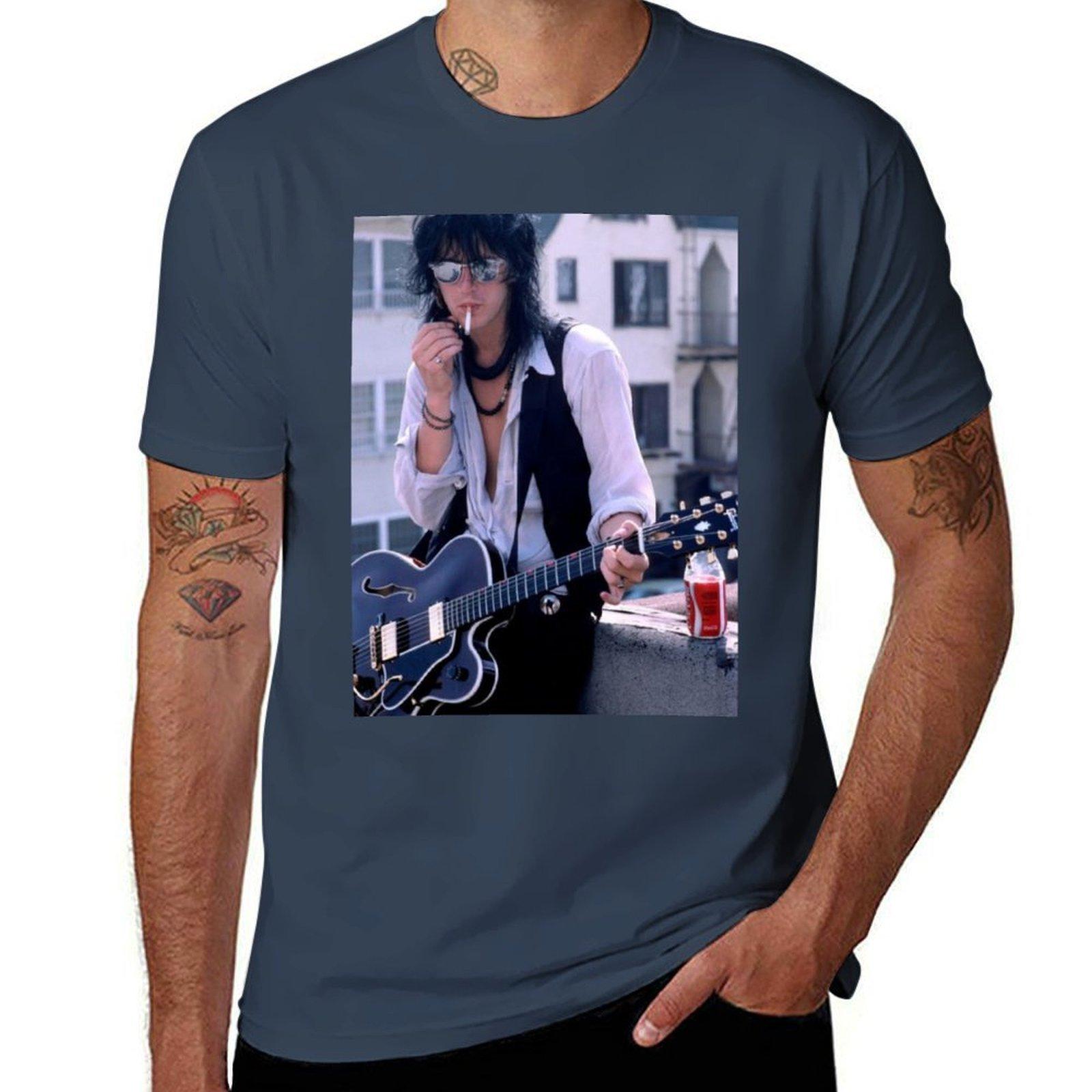 Izzy Stradlin 6 Футболка мужская футболки графический хлопок футболки мужские 100% Футболка S