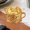 Bonbonglas Bonbonbehälter mit Deckel und Löffel Wiederverwendbares Multifunktionales Honigglas für