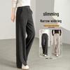 Women's High-Waist Slit Wide-Leg Trousers