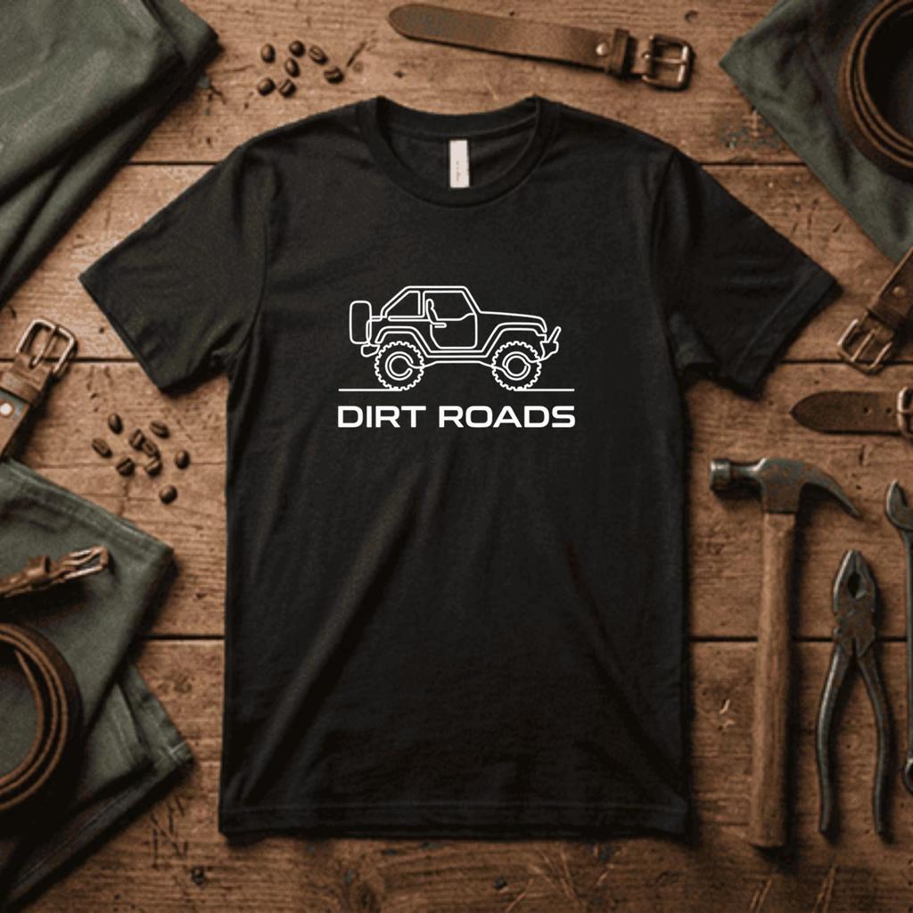 Mountain Off-road Sport T-shirt, Get The Dirty Truck T-shirt-off-road Adventure Pattern T-shirt, Suitable for Both Men and Women