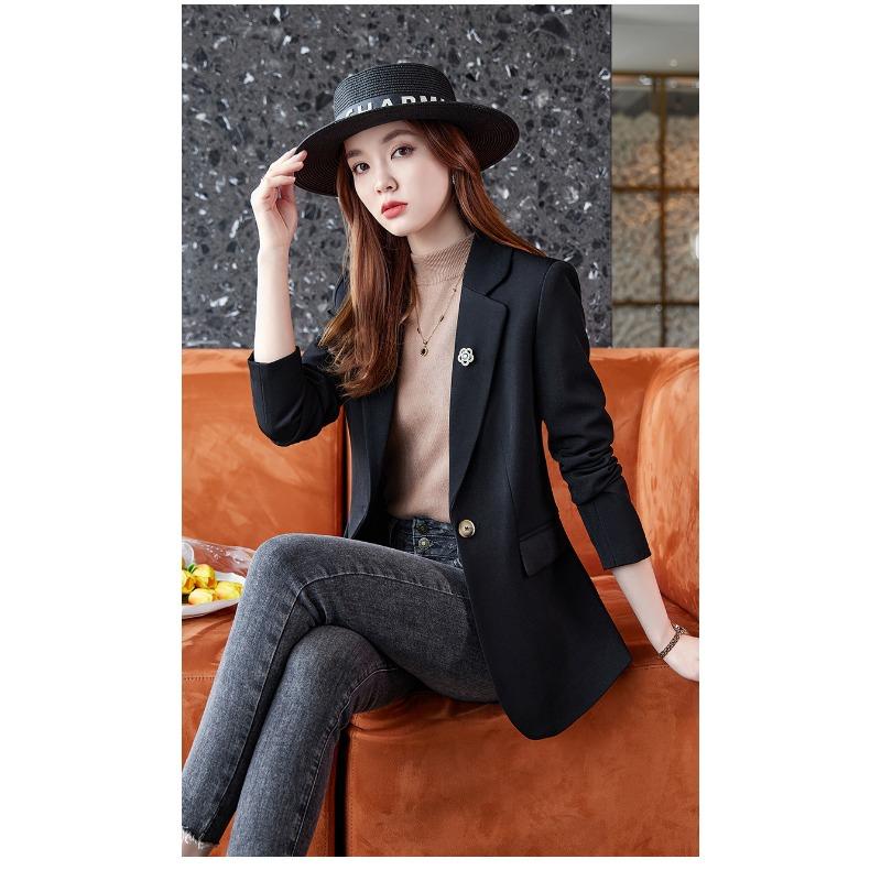 Women's Autumn and Winter Style Blazers, High-end Formal Wear Temperament, High-end Blazers Have Texture