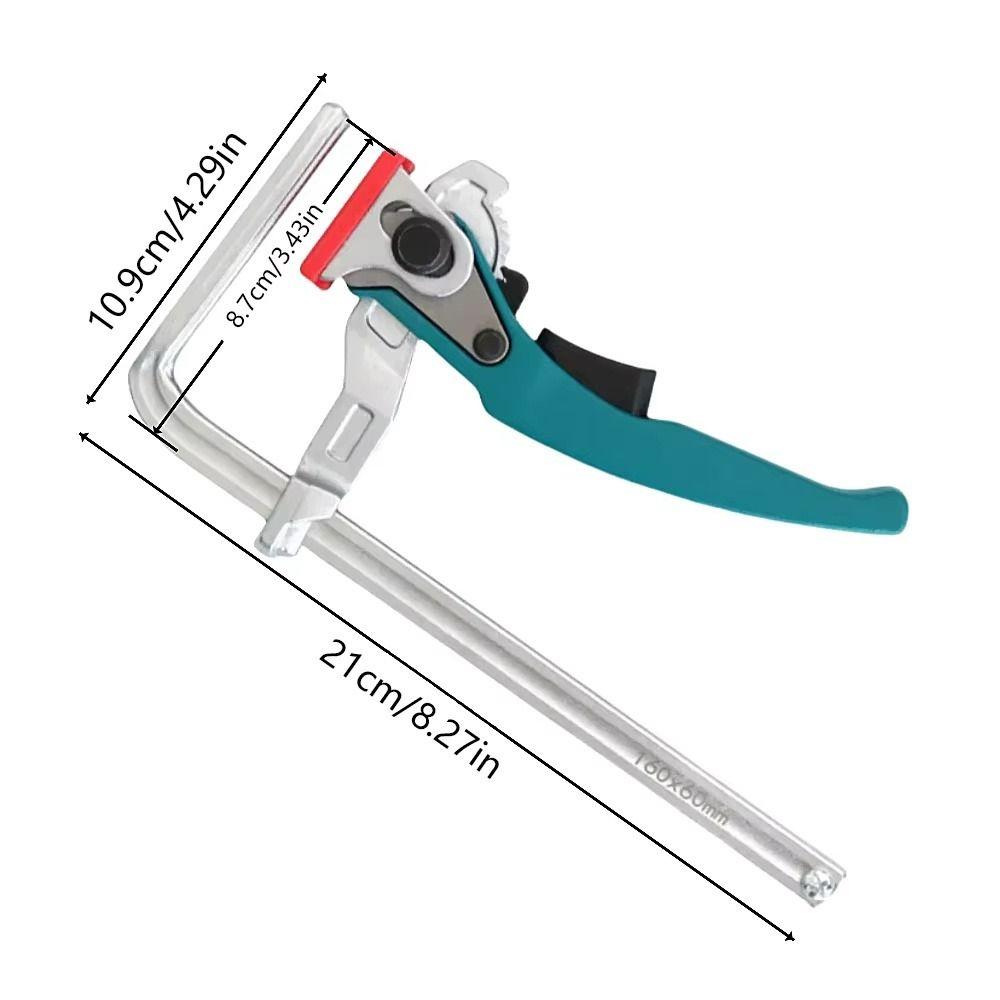 Zinc Zinc Alloy Steel Ratcheting Table Clamp Quick Ratchet Rail Clamp Quick Release Clamp  Woodworking