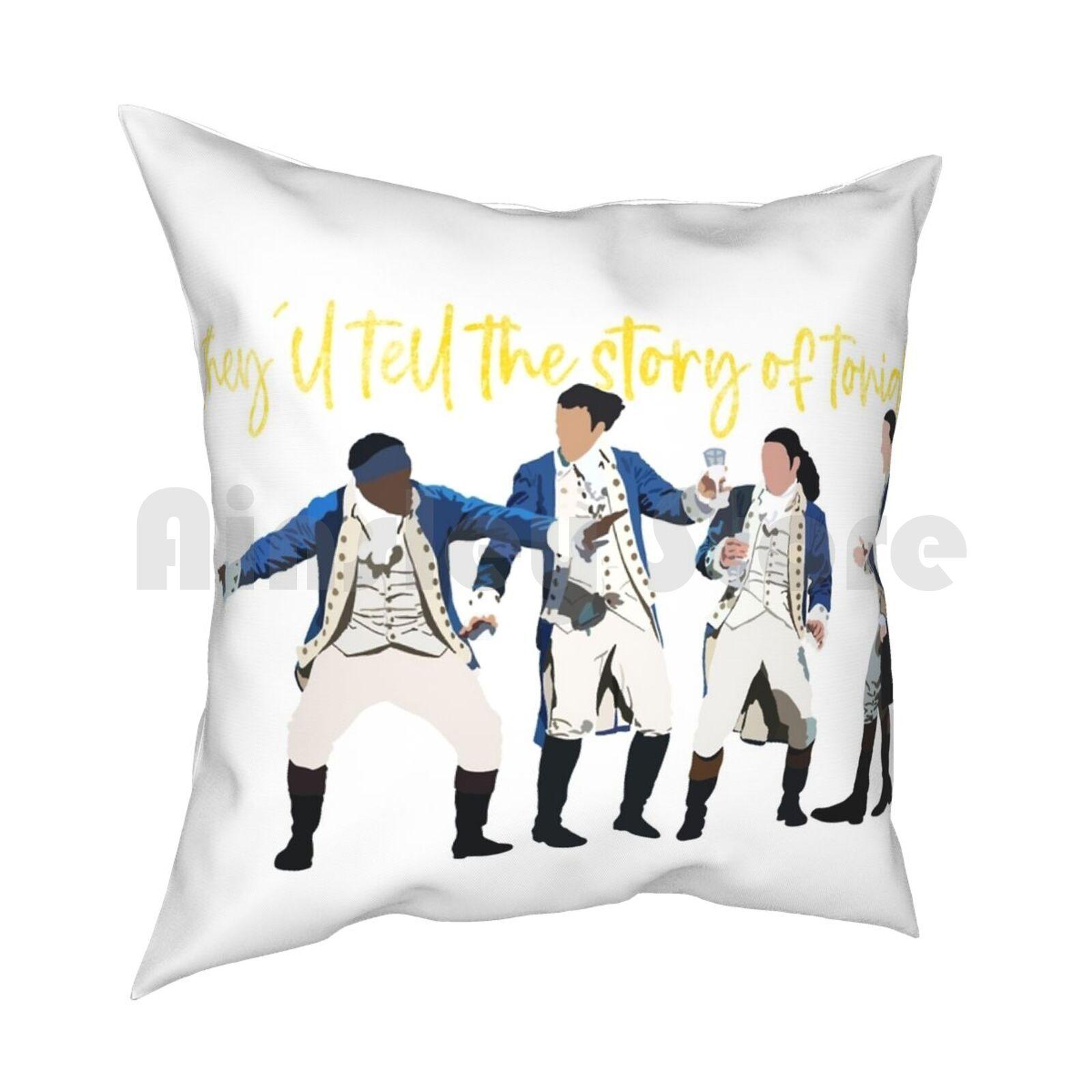 Story Of Tonight Pillow Case Printed Home Soft Throw Pillow Lin Manuel Miranda Broadway Logo Be More Chill The Prom Once 30cmx30cm