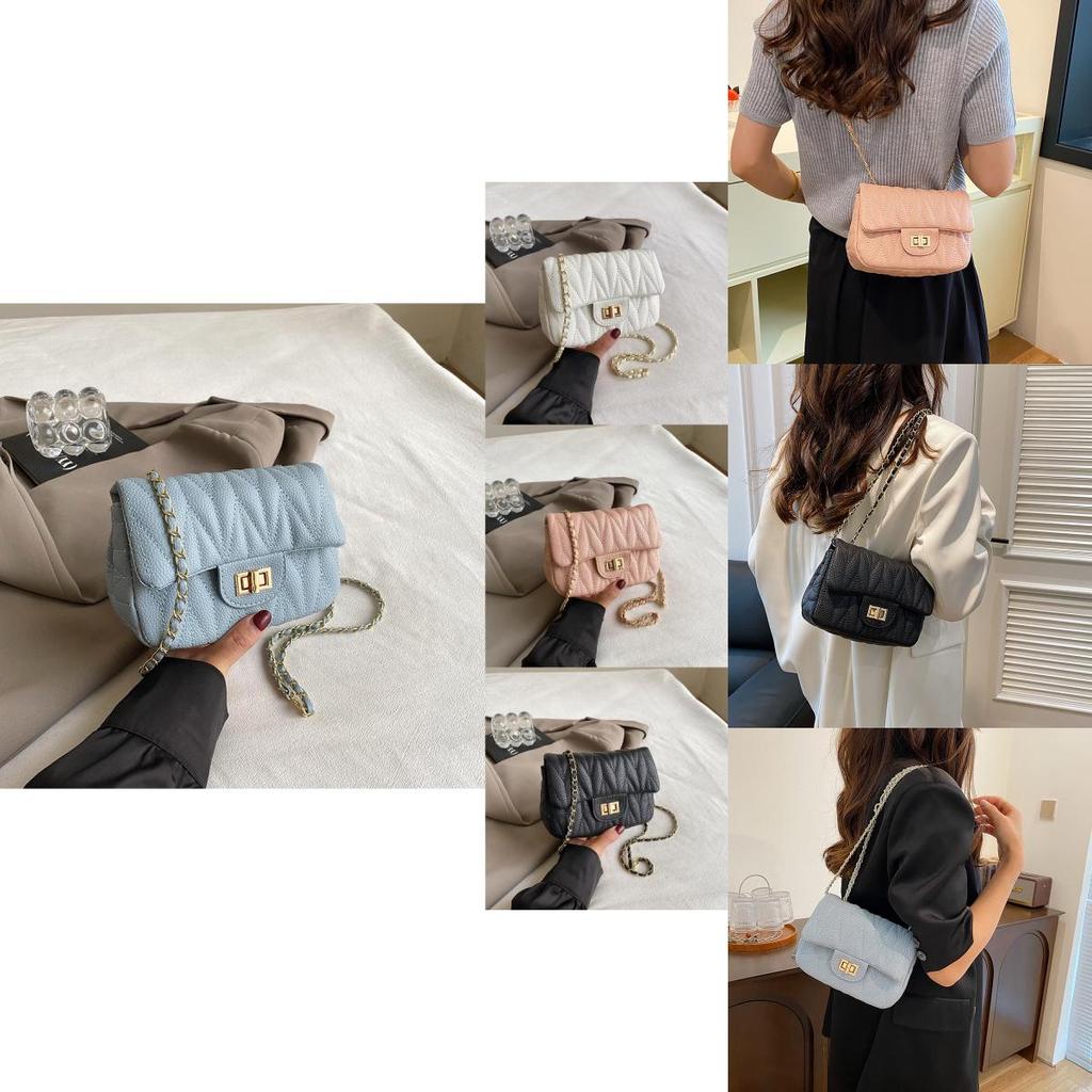 Chic Fashionable Women's Bag 2024 New Trendy Simple Chain Shoulder Crossbody Bag