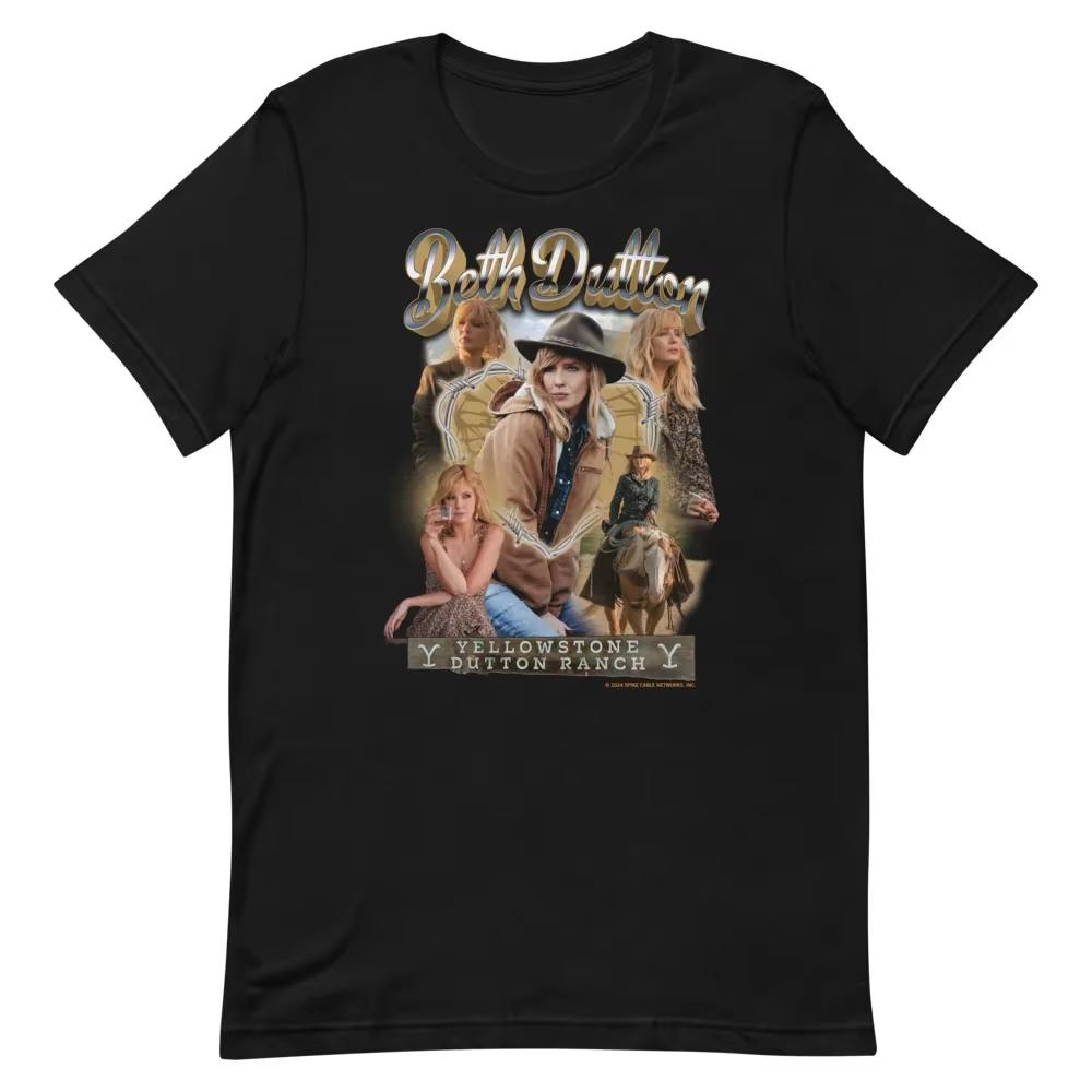 2026 New American drama Yellowstone Dutton Ranch unisex T-shirt, summer High-Quality Men's women's fashion graphics Polyester shirt