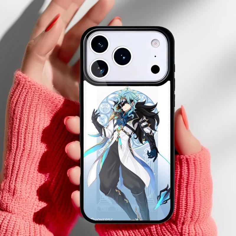 

Чехол для телефона Genshin Impact Доктор для iPhone 17 16 15 14 13 Pro Max Задняя крышка для 12 11 Pro Coque iPhone 15 Plus