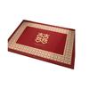 Wedding Entrance Door Floor Mat Red Festive Wedding Room Arrangement Doormat Entrance Door Silk Ring Foot Pad Non-Slip Can Be Cut
