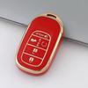2022 Gold Edge Key Cover for Eleventh Gen Honda Civic Remote – Full Coverage Protective Shell
