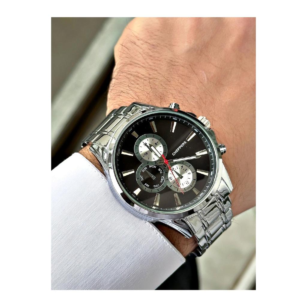 New Season Metal Men's Wristwatch Premium With Seller Guarantee