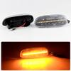 2pcs Dynamic LED Turn Signal Lamp For Subaru Impreza 1993-2001 Amber Turn Signal Lights DC12V T10-Plug OEM#:84401FA050 84401FA04