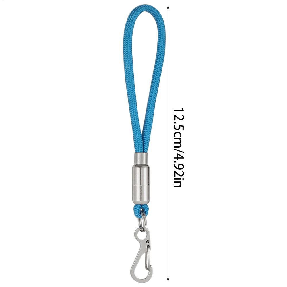 Paracord Lanyard For Keys Heavy Duty Paracord Keychain Clip Badge Holder Buckle Lock Clip Rope Hook 3 Key Rings For Outdoor