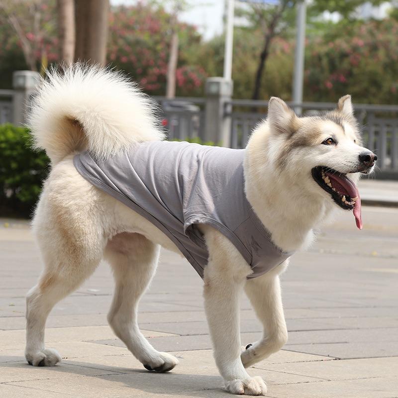 Golden Retriever Samoyed Cat Clothes Vests Dog and Cat Clothes Pet Supplies Cotton