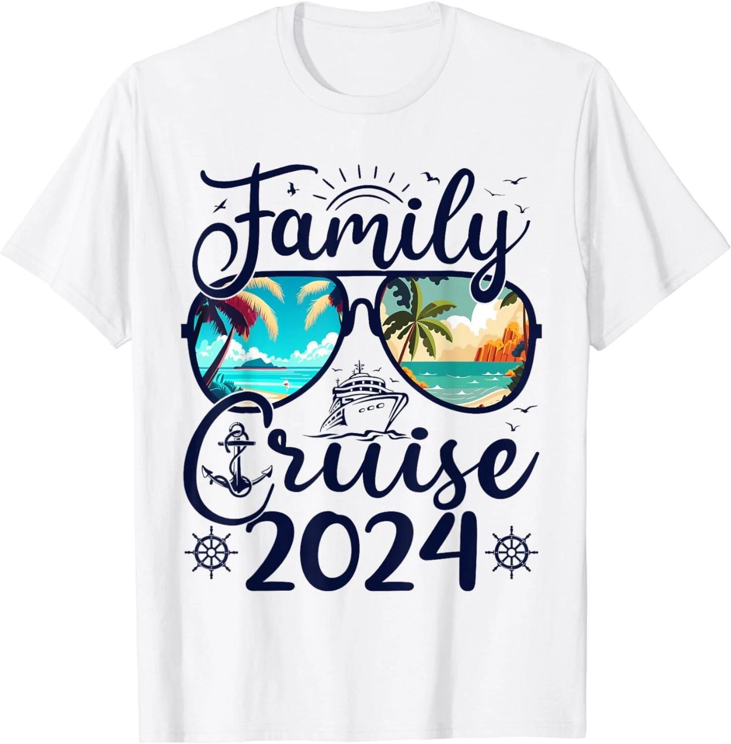 Family Cruise 2024 Summer Vacation Matching Family Cruise Gift Unisex T-Shirt XL