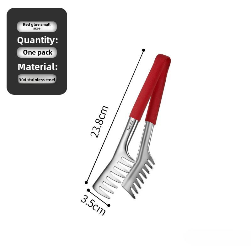 Multi Purpose Food Clips Stainless Steel Cooking Food Serving Tongs Noodle Beef steak Tong Extended Anti scald Cooking Utensils