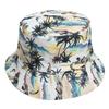 Europejsko-Amerykański Kapelusz Bucket Tie-Dye Chroniący Przed Słońcem: Dwustronny Design Graffiti dla Mężczyzn i Kobiet