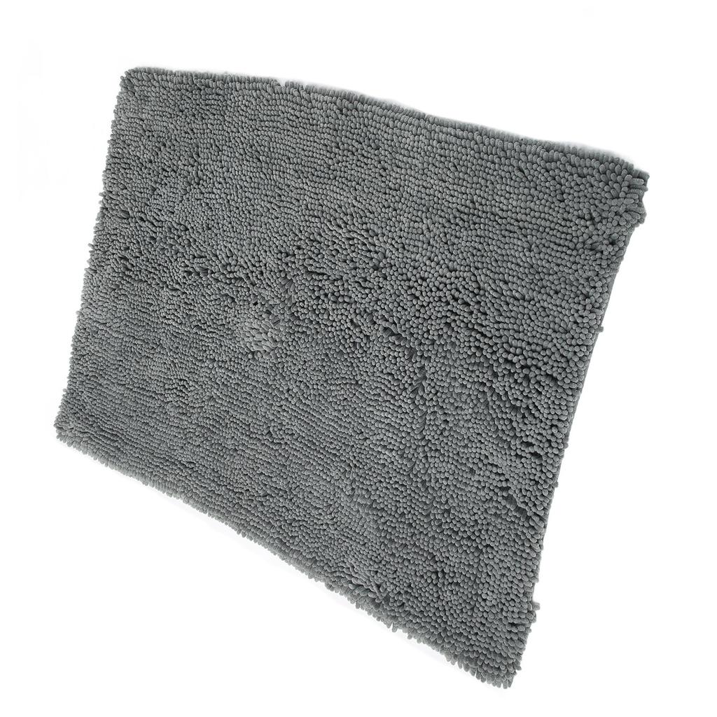 Dog Chenille Mud Mat Soft Water Absorption Slip Resistant Bottom Doormat for Indoor
