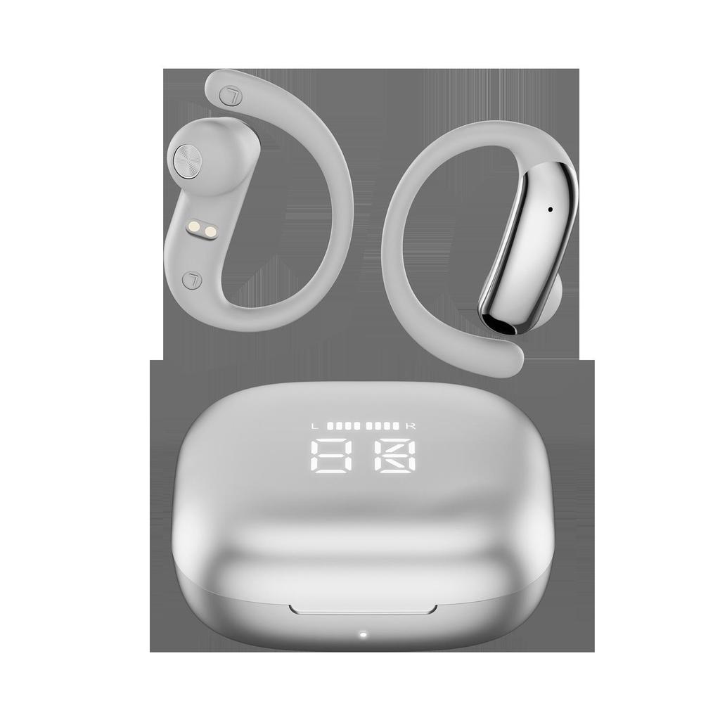 Smart M142 Ear Hook Bluetooth Earphones with Dual Digital Display
