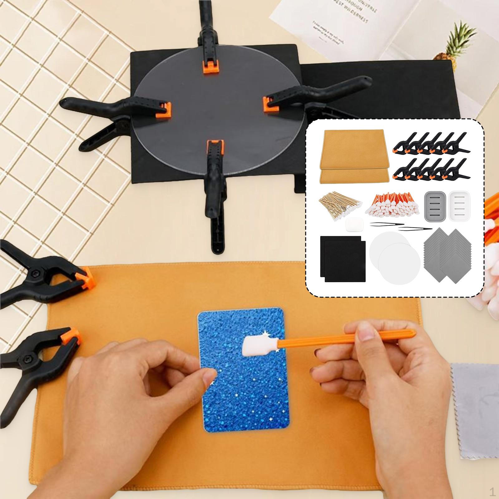 

Card Cleaning Kit Portable Easy to Use Flattening for Sports Cards