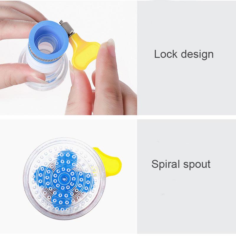 Rotating Faucet Water Filter Purifier for Kitchen Tap PP+PVCA Material Standard A Version and Upgraded B Version 8*3cm Compact Size