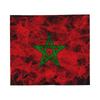 Moroccan Flag Morocco Blanket Fleece Autumn/Winter  Breathable Ultra-Soft Throw Blankets for Home Travel Quilt