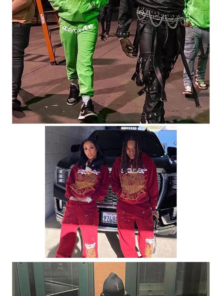 Sp5der Hoodie: Young Thug Spinnennetz-Stil Hip-Hop Sweatshirt-Set