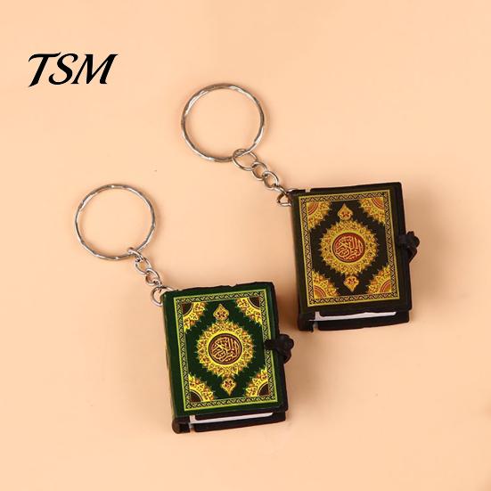 Unisex Mini Koran Arabisch Anhänger Schlüsselanhänger Tasche Auto Hängen Schlüsselanhänger Geburtstagsgeschenk