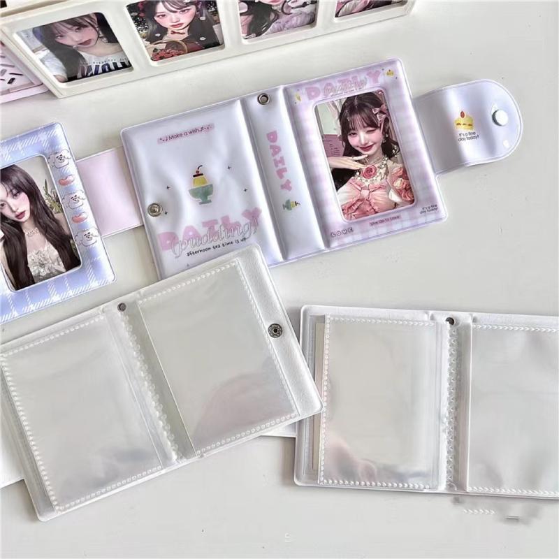 Photo Album For Photograph Gift Ins Cute Graffiti Photocard Holder Idol Collect Book 3 Inch Envelope Package