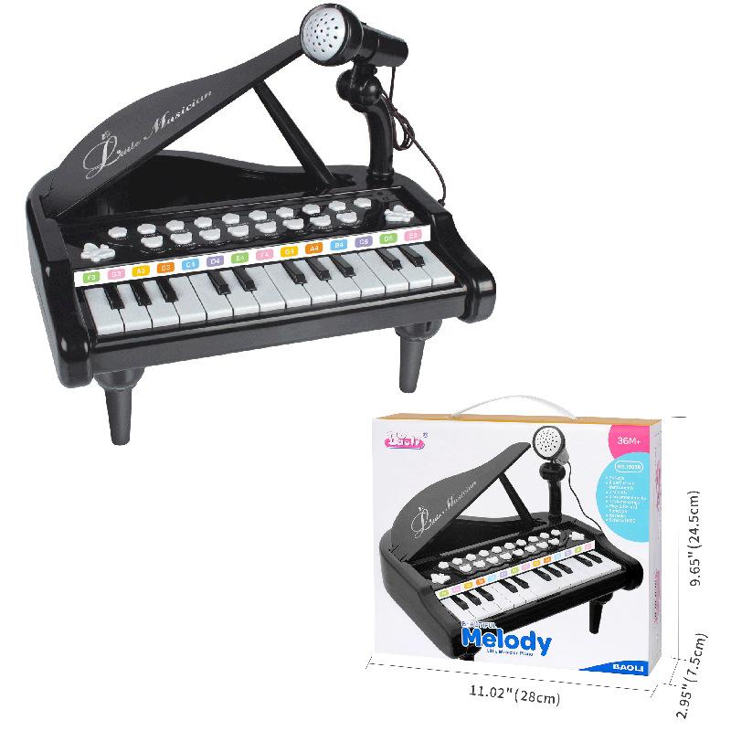 

Детские электронные клавишные пианино игрушки детские музыкальные инструменты с микрофоном мини-пианино игрушки развивающие игрушки для детей подарки чёрный