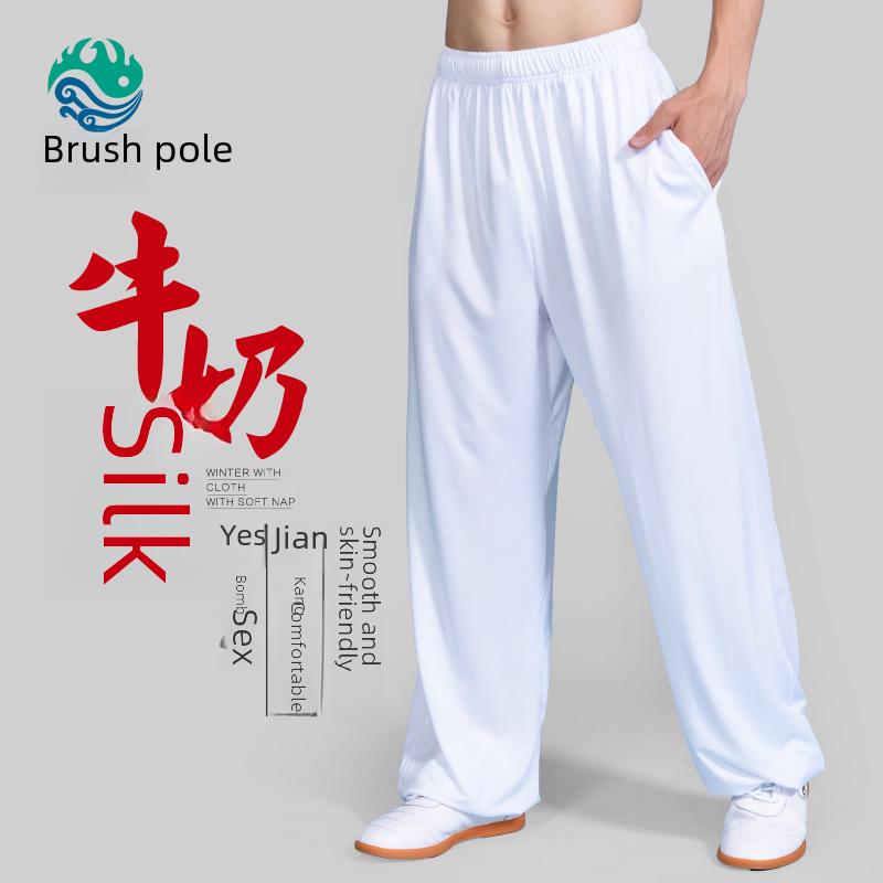 Jinji Unisex Kalhoty na Tai Chi pro bojová umění, jógu a venkovní trénink