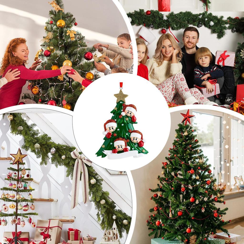 Christmas Tree Decorations Cute Figurine Seasonal Tree Pendant Christmas Decorations Indoor For Indoor Outdoor Party Gathering