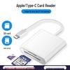 Universal Apple Card Reader - Compatible with iPhone 13, Computers, and Mobile Phones; Reads SD/CF/TF Cards and Camera Files