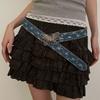 Sequins Hip Hop Punk Belt Denim Casual Versatile Belt Trendy Retro Fashion Belt