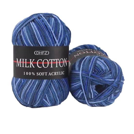 Gomitolo di Filato Multicolor 7,7 Iarde Filato in Fibra Acrilica Filato Colorato per Uso Artigianale per Lavorare a Maglia Uncinetto Maglioni Sciarpe Cappelli Bambole Artigianato Fai da Te