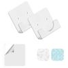 2Pieces Multipurpose Adhesive Shower Rod Retainer Ideal for Bathrooms and Kitchens Applications Hardware Daily Use